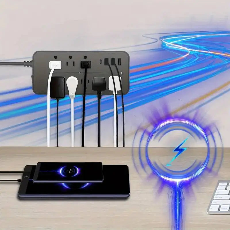 MaxGuard Surge Protector - 8 AC & 3 USB + 1 USB-C Power Station